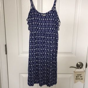 Forever 21 Blue Aztec Dress